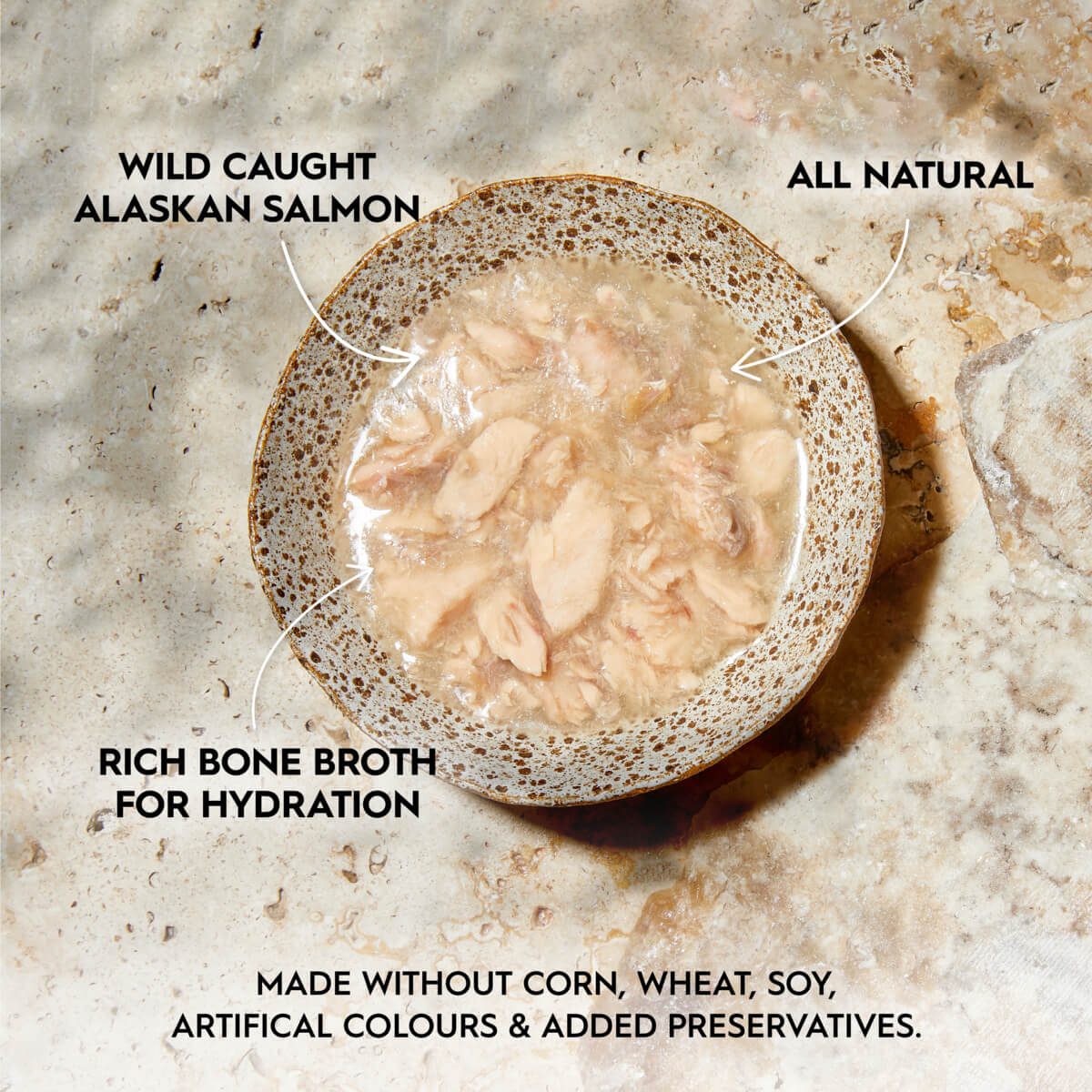 Trilogy Adult Wild Alaskan Salmon in Bone Broth Wet Cat Food