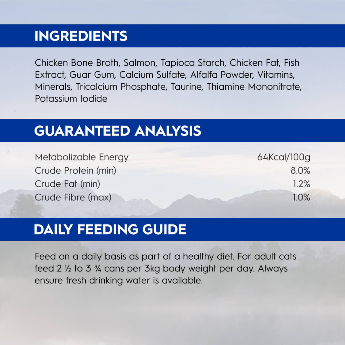 Trilogy Adult Wild Alaskan Salmon in Bone Broth Wet Cat Food