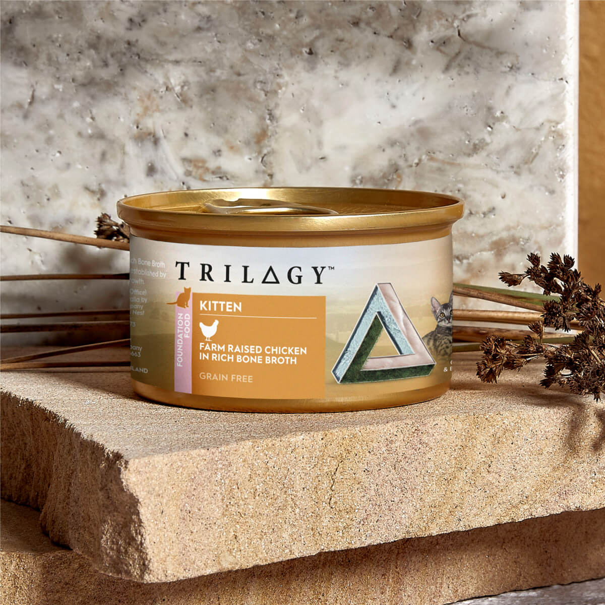 Trilogy Kitten Chicken in Bone Broth Wet Cat Food