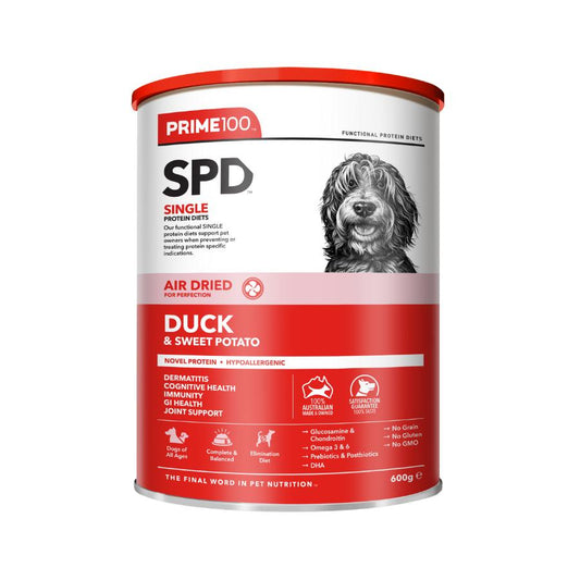 Prime100 SPD Air Dried Duck & Sweet Potato Dry Dog Food