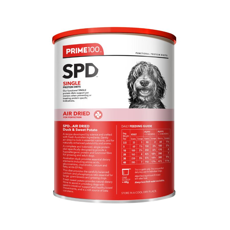 Prime100 SPD Air Dried Duck & Sweet Potato Dry Dog Food