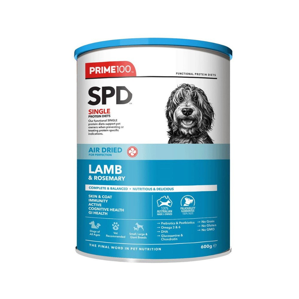 Prime100 SPD Air Dried Lamb & Rosemary Dry Dog Food