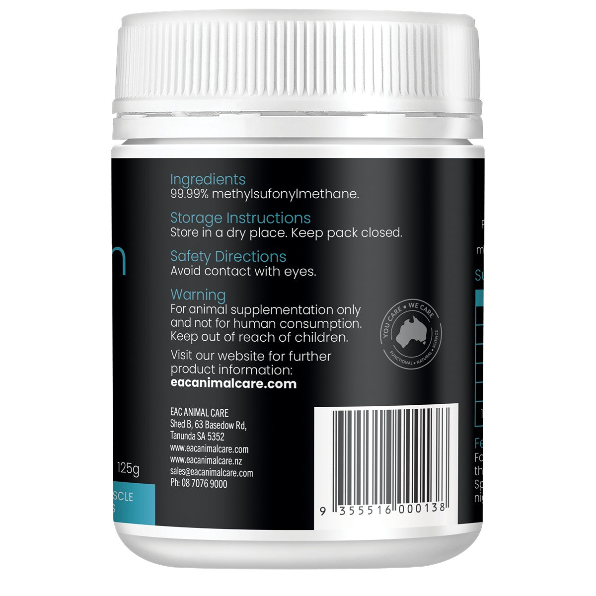 EAC Flexi-paws MSM Joint Supplement for Dogs & Cats