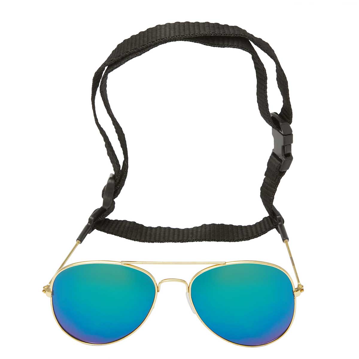 Lexi & Me Aviator Dog Sunglasses Black/Gold