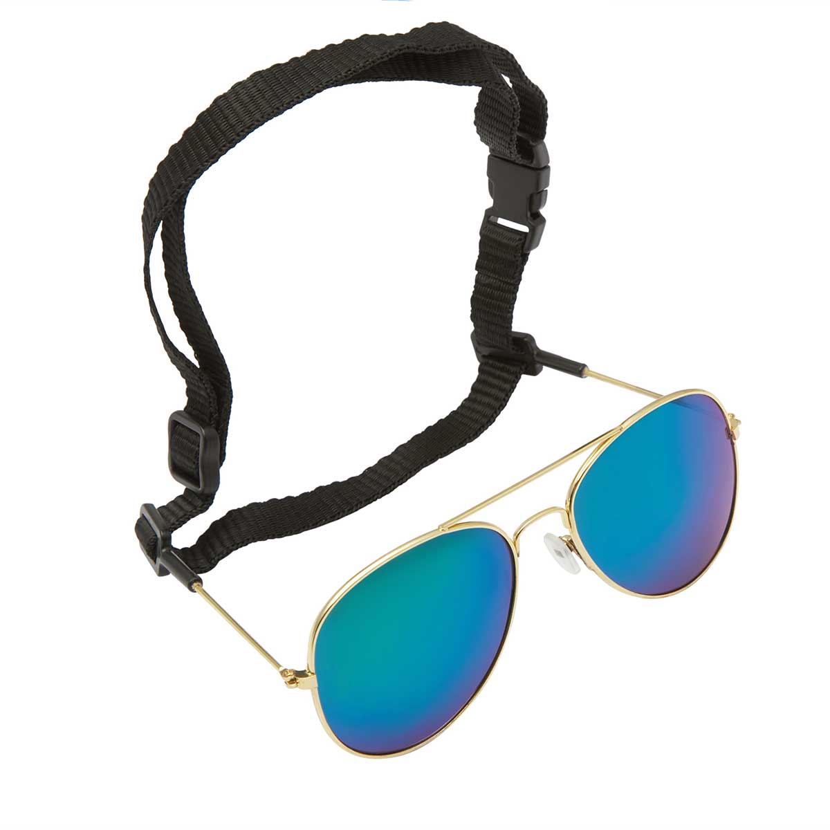 Lexi & Me Aviator Dog Sunglasses Black/Gold