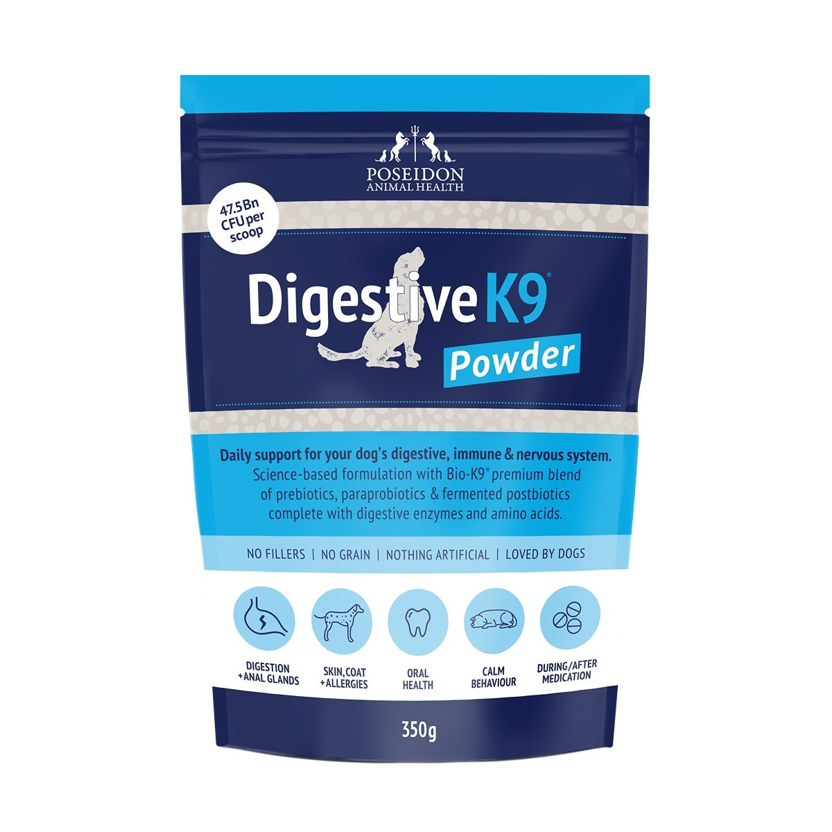 Poseidon Digestive & Immune Support K9 Dog Supplement
