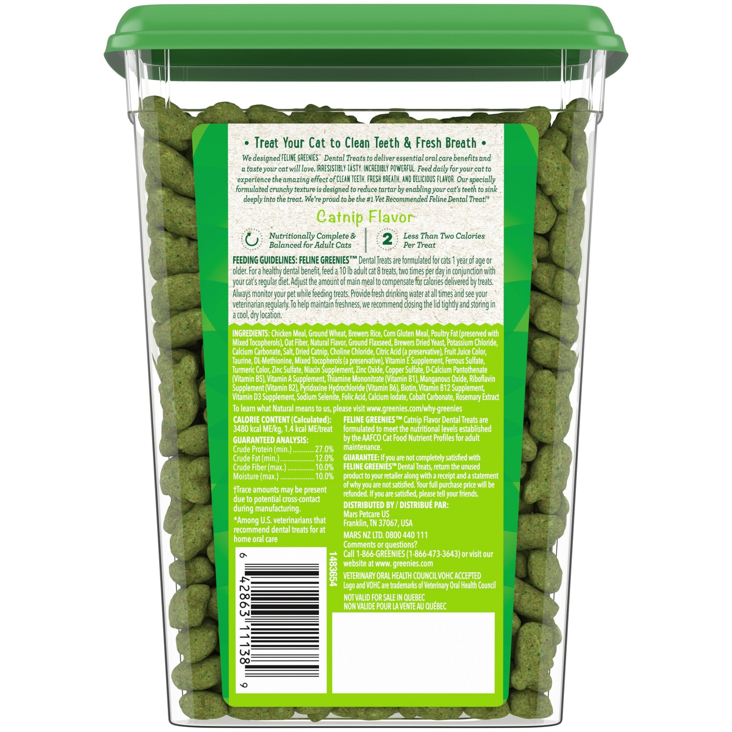 Greenies Catnip Feline Cat Dental Treats