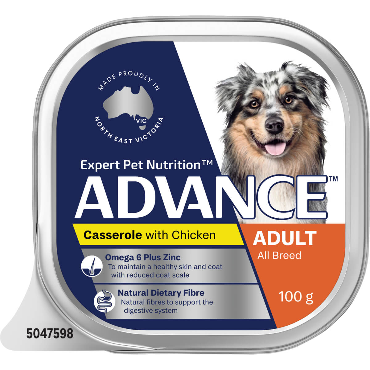 Advance Single Serve Adult Chicken Casserole Wet Dog Food