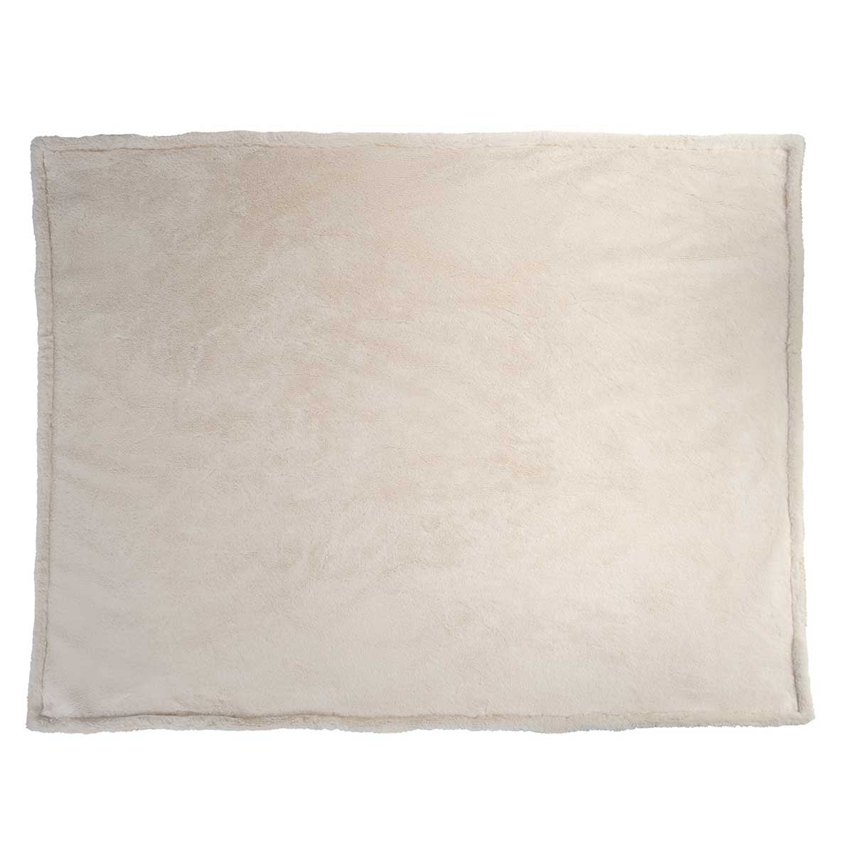 Buddy & Belle Reversible Teddy Dog Blanket Biscotti Cream