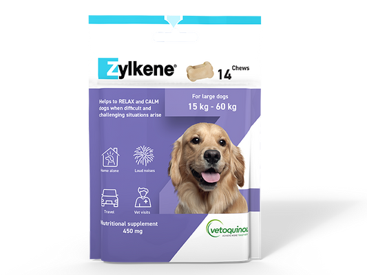 ZYLKENE Calming Chews Puppies & Dogs 15-60kgs 450mg