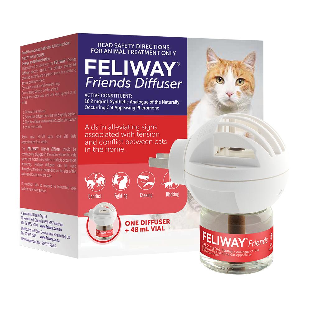 Feliway Friends Diffuser Plug and 48ml Refill Vial