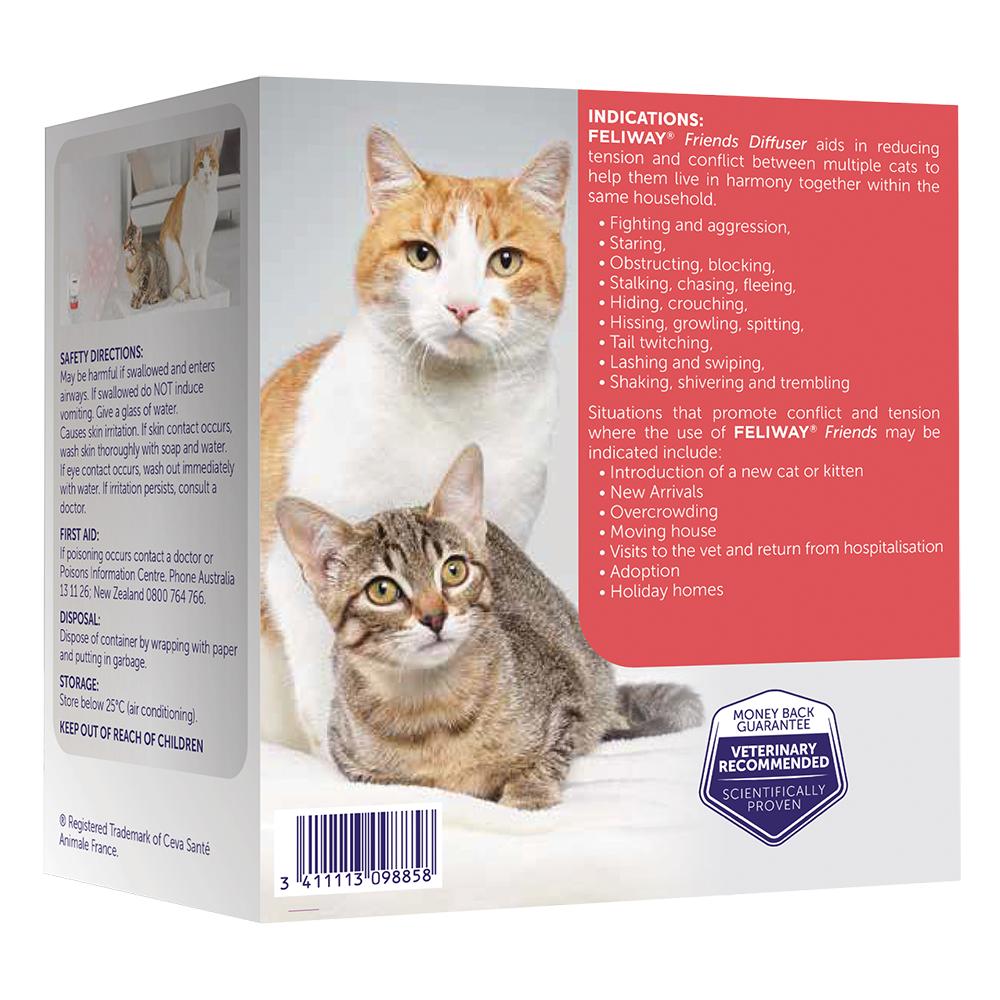 Feliway Friends Diffuser Plug and 48ml Refill Vial