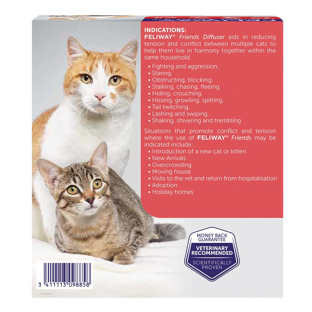 Feliway Friends Diffuser Plug and 48ml Refill Vial