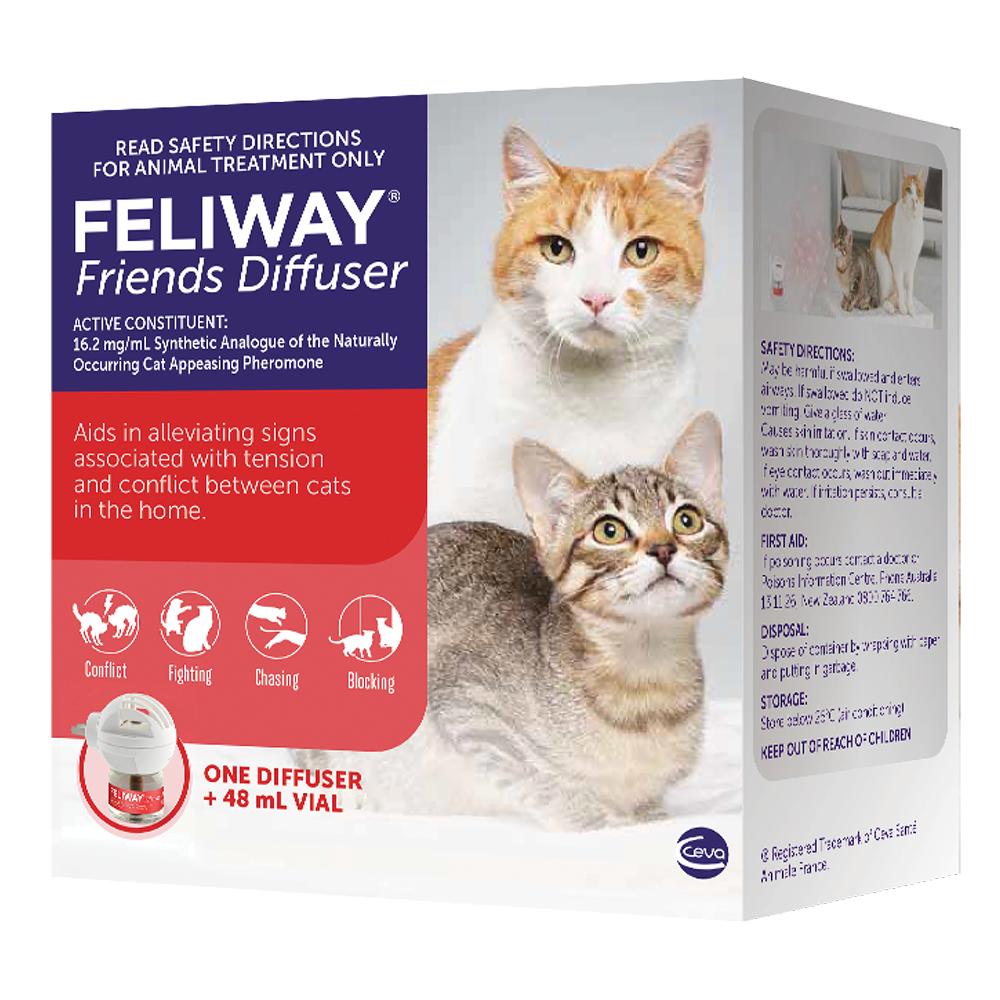 Feliway Friends Diffuser Plug and 48ml Refill Vial