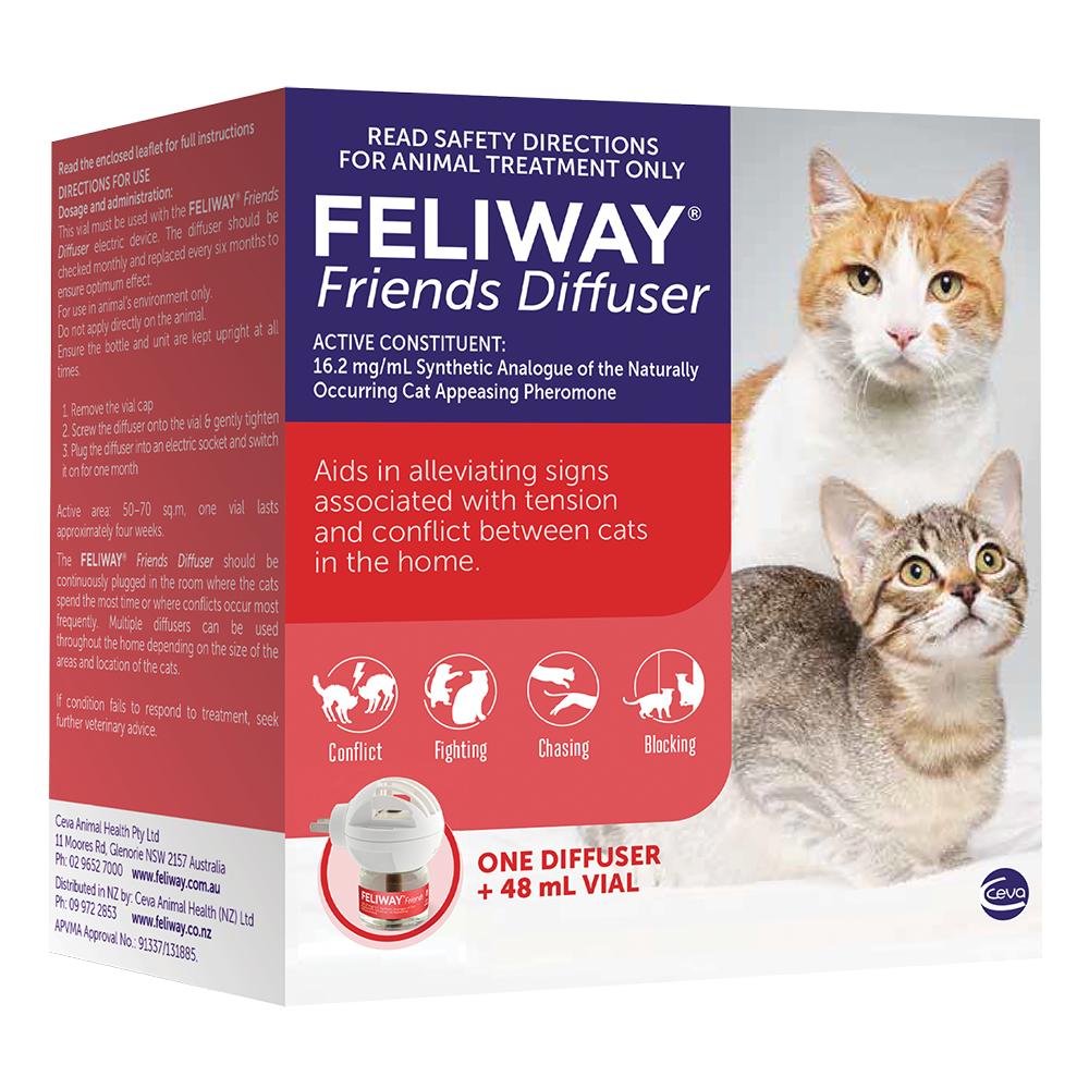 Feliway Friends Diffuser Plug and 48ml Refill Vial