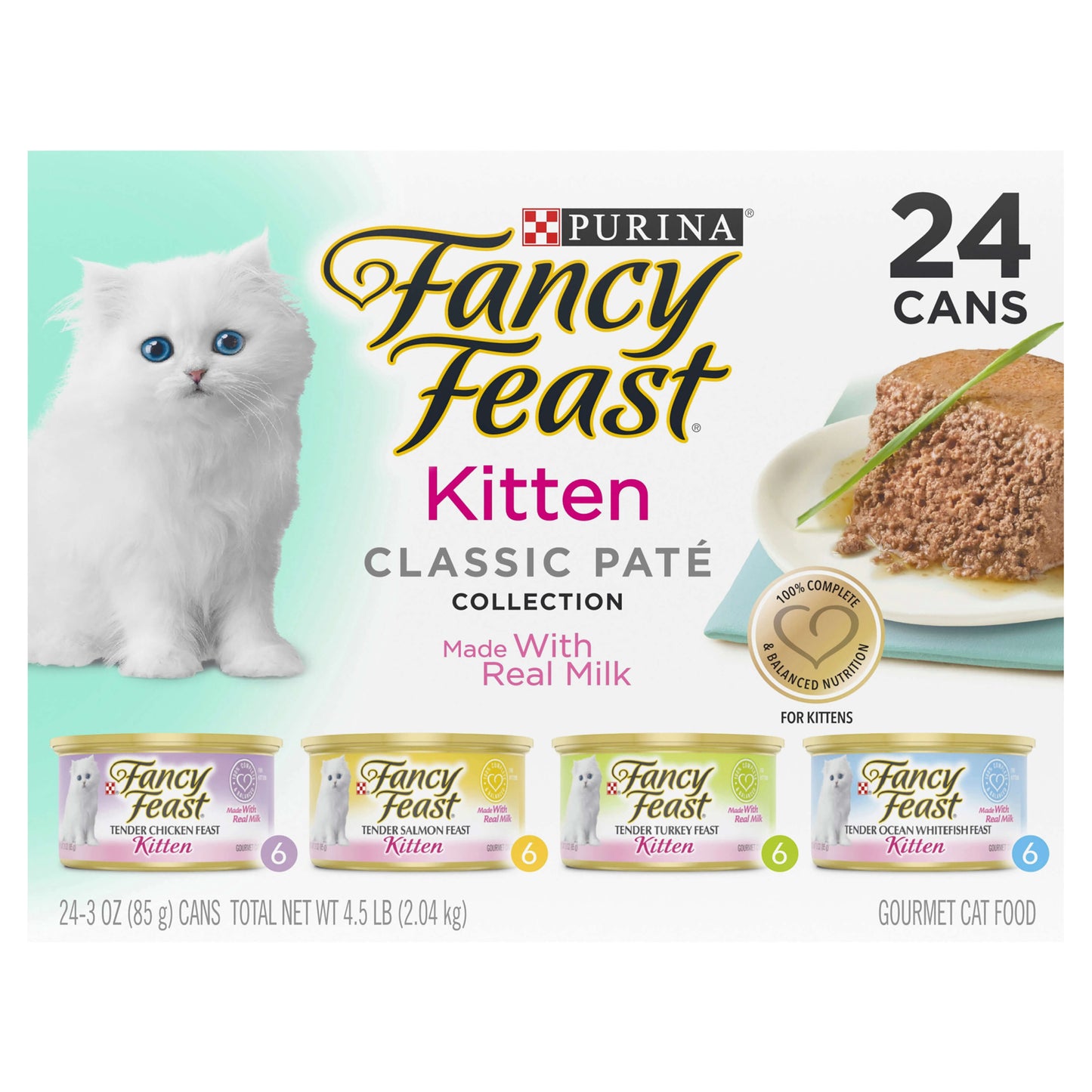 Fancy Feast Classic Paté Collection Kitten Wet Cat Food
