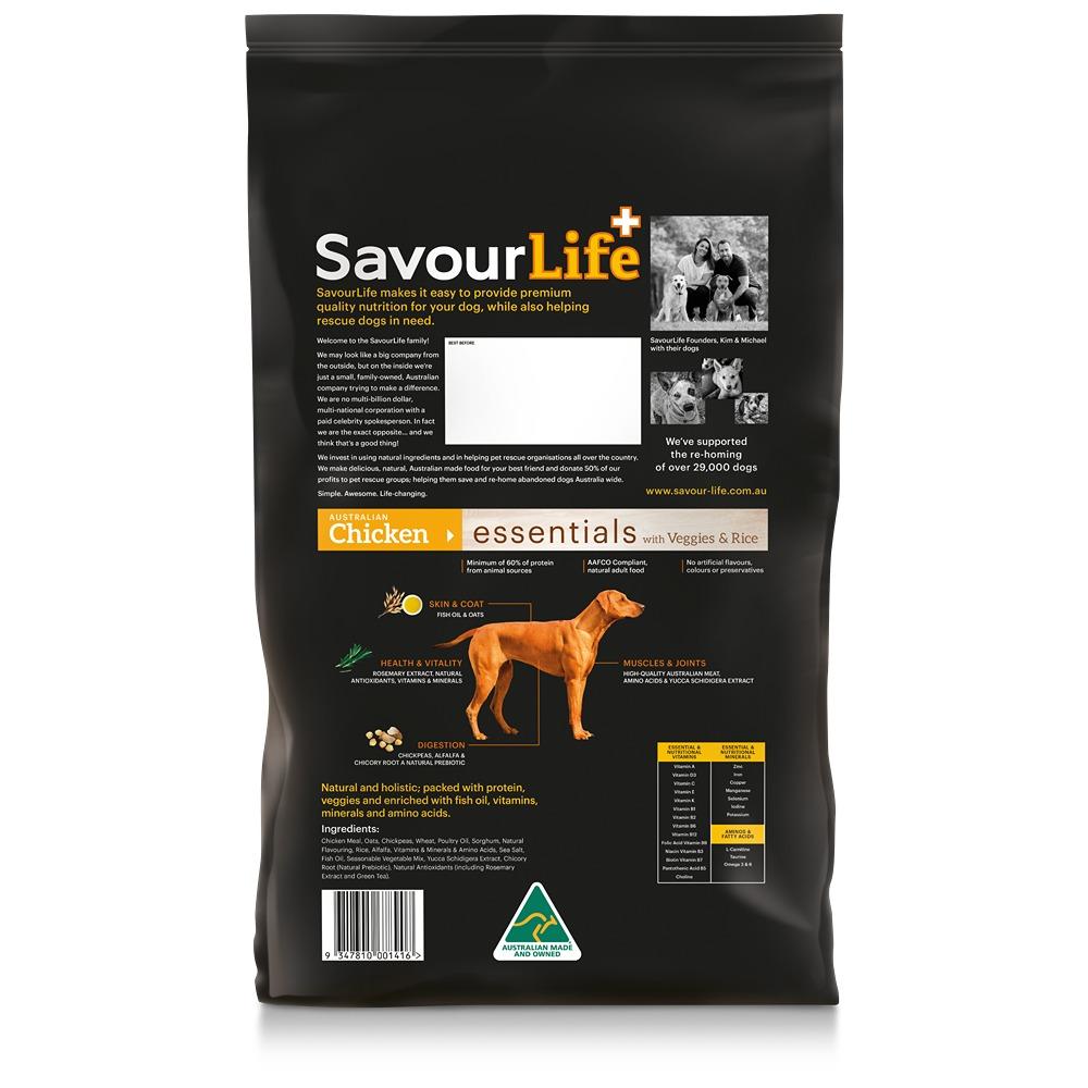 Savourlife Essentials Adult Dog Food Australian Chicken