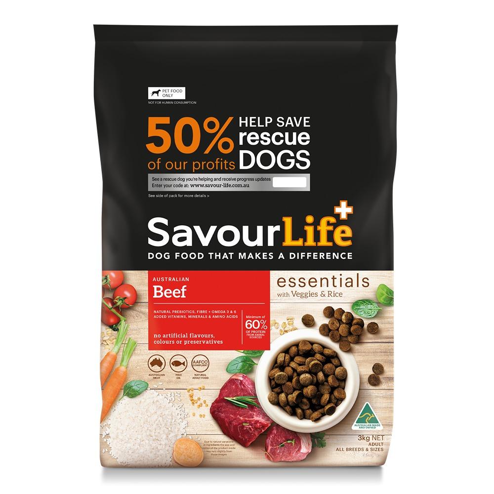 Savourlife Essentials Adult Dog Food Australian Beef