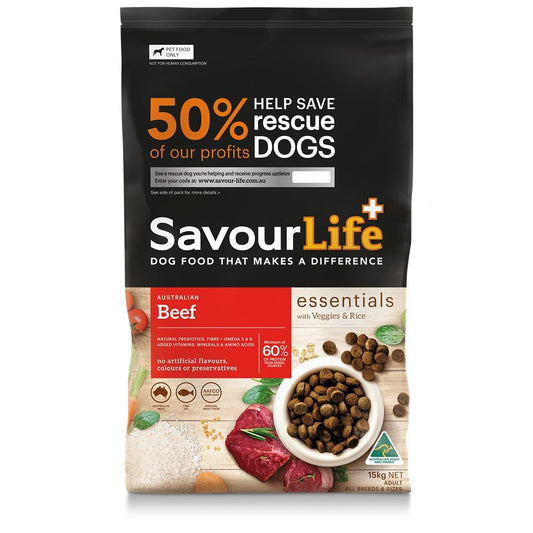 Savourlife Essentials Adult Dog Food Australian Beef