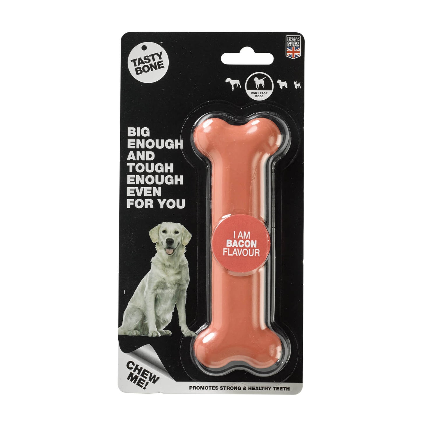 Tasty Bone Nylon Bacon Dog Toy