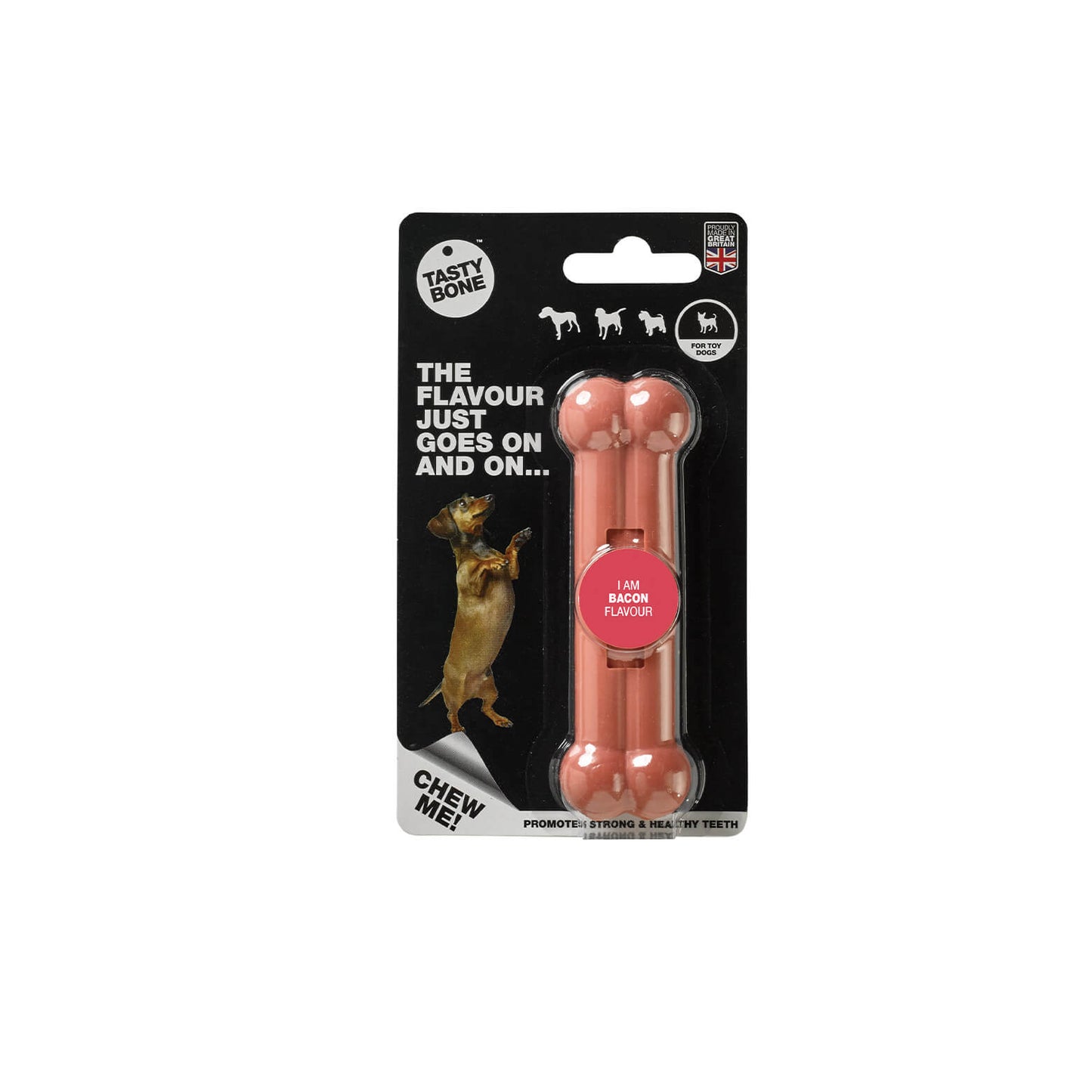 Tasty Bone Nylon Bacon Dog Toy