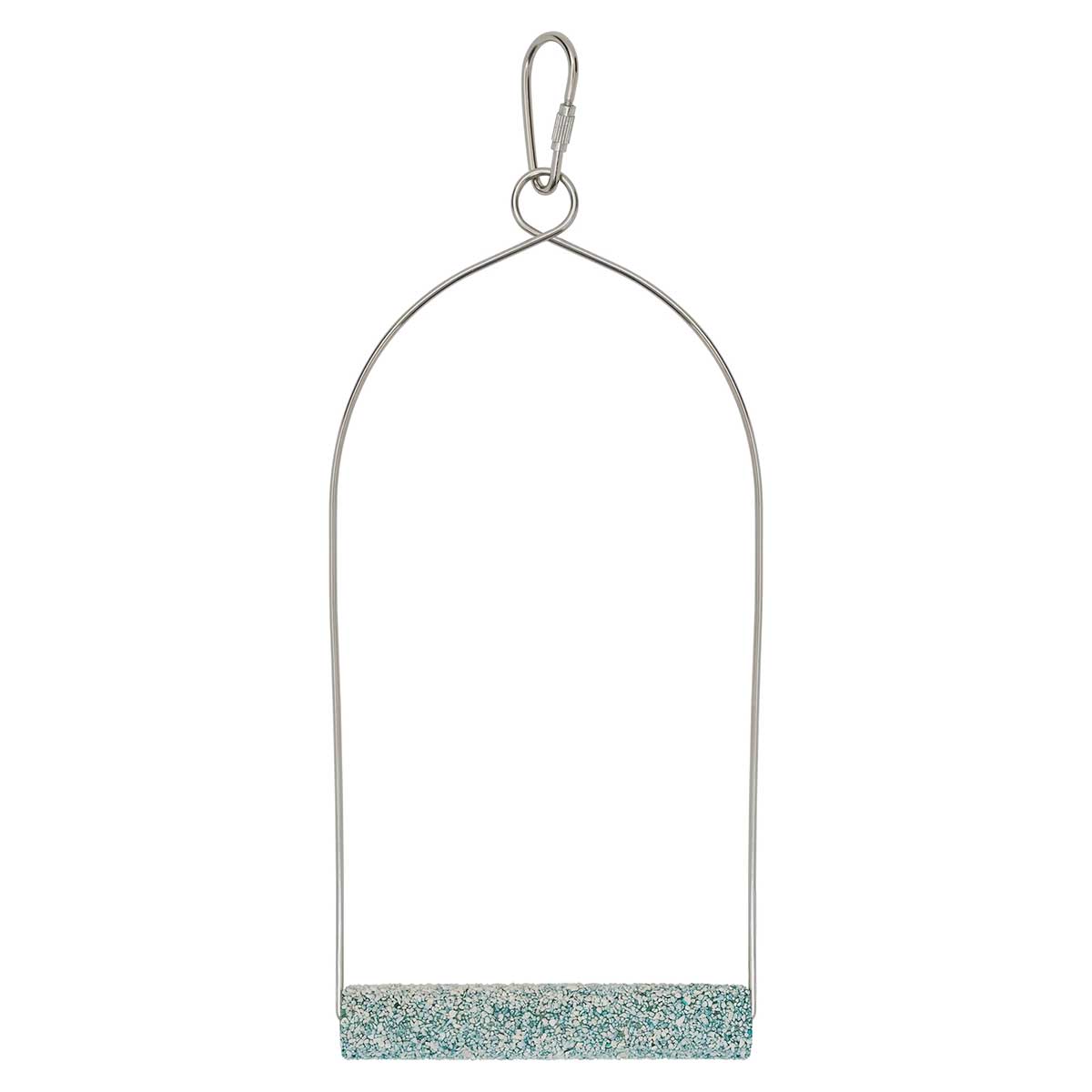 Lexi & Me Wire Frame Cement Bird Swing