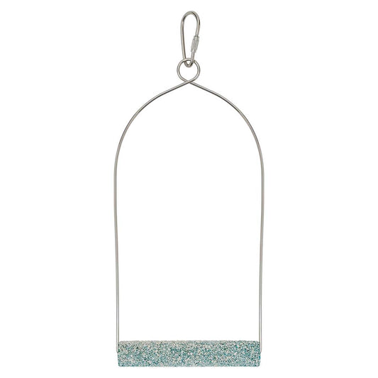 Lexi & Me Wire Frame Cement Bird Swing