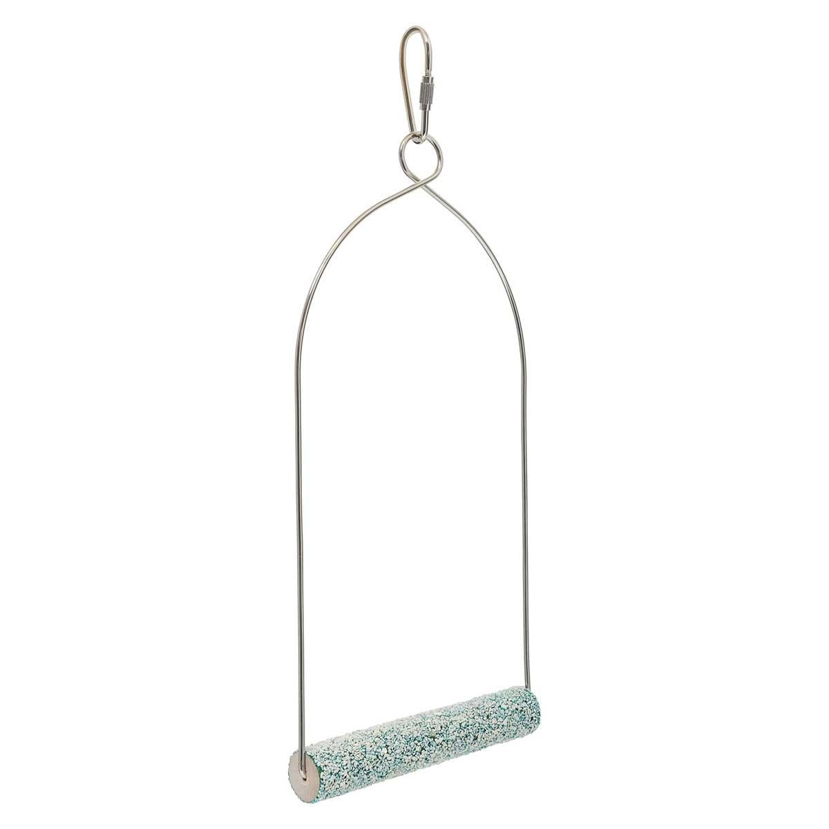 Lexi & Me Wire Frame Cement Bird Swing