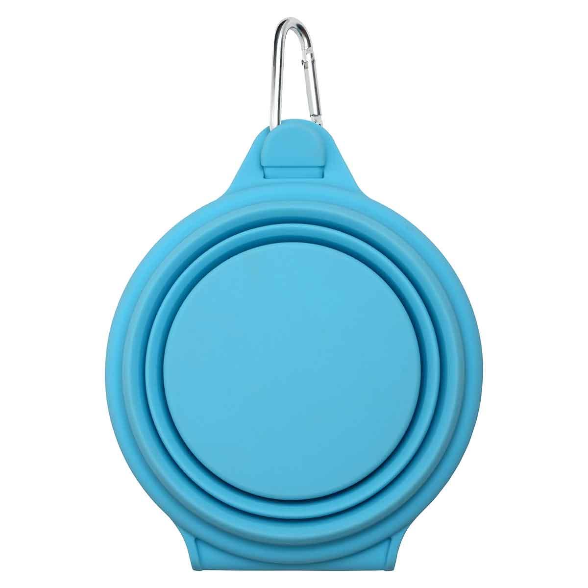 Lexi & Me Double Collapsible Travel Bowl Blue