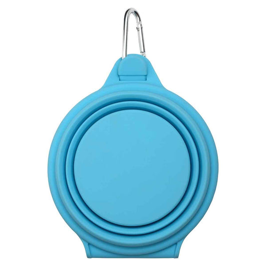 Lexi & Me Double Collapsible Travel Bowl Blue