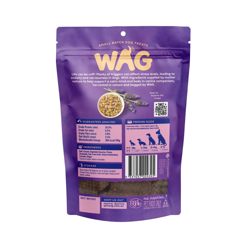 WAG Beef Jerky Calming Dog Treats