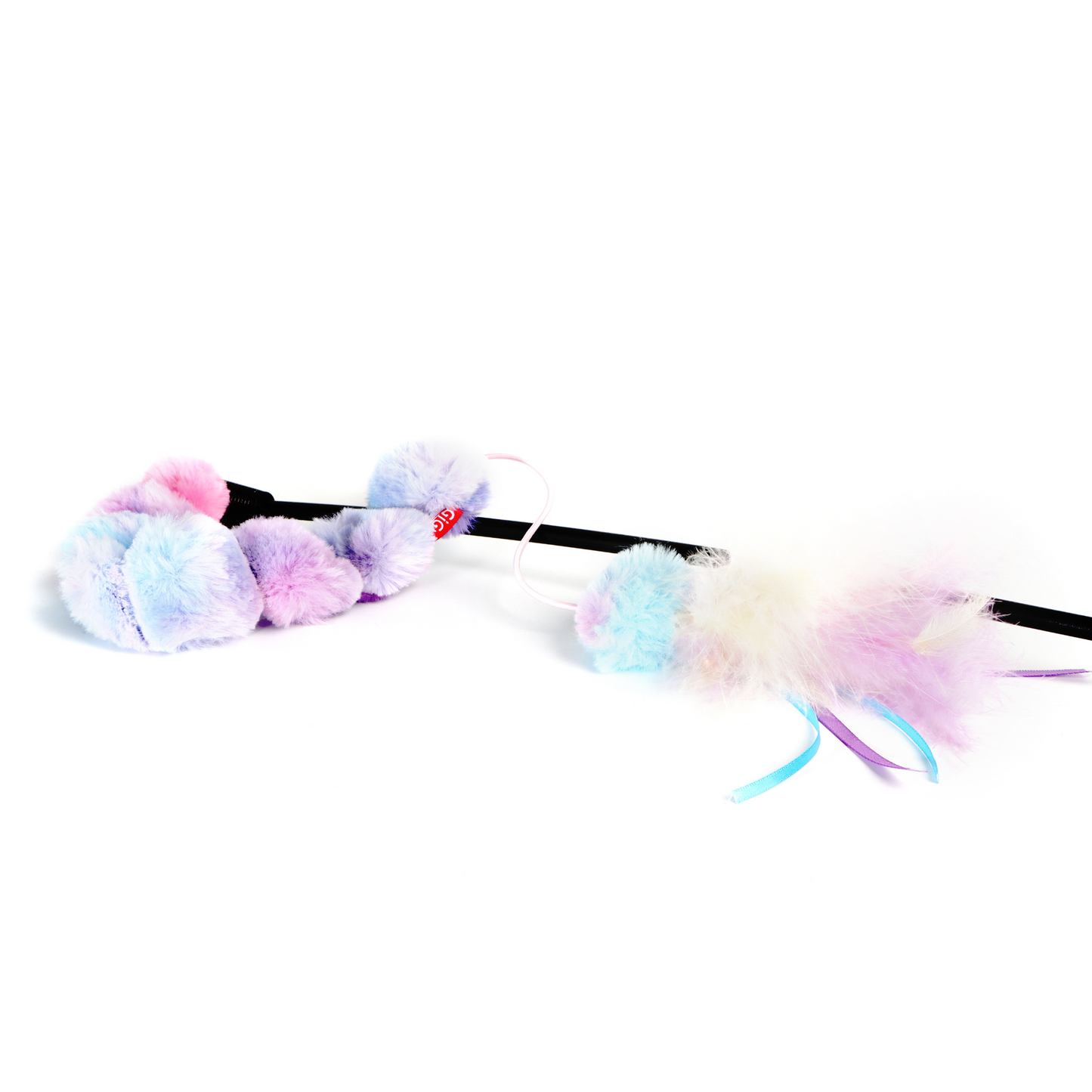 Gigwi Ice Cream Feather Teaser Wand Cat Toy