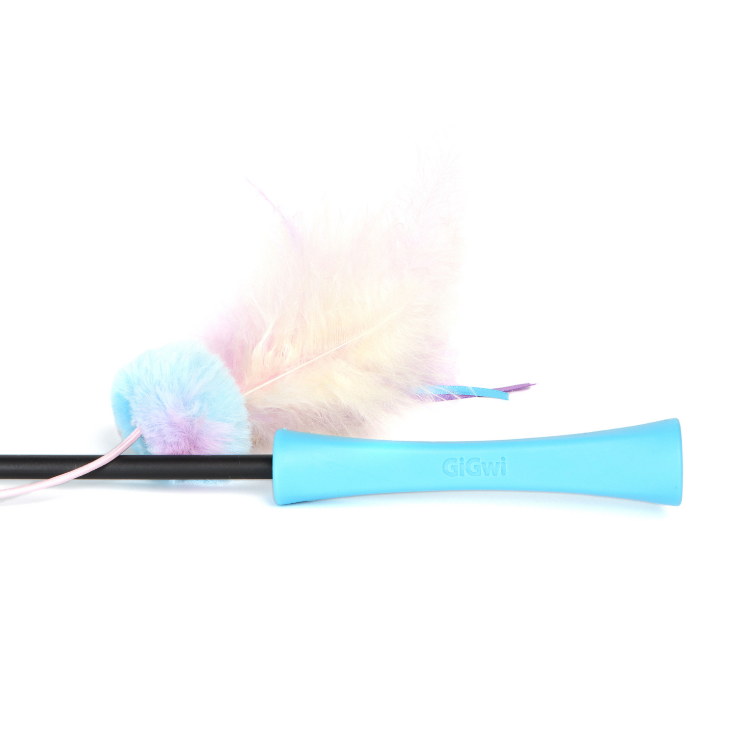 Gigwi Ice Cream Feather Teaser Wand Cat Toy