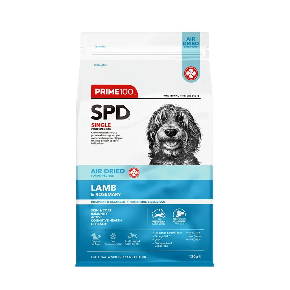 Prime100 SPD Air Dried Lamb & Rosemary Dry Dog Food
