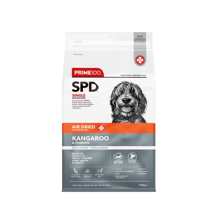 Prime100 SPD Air Dried Kangaroo & Pumpkin Dry Dog Food
