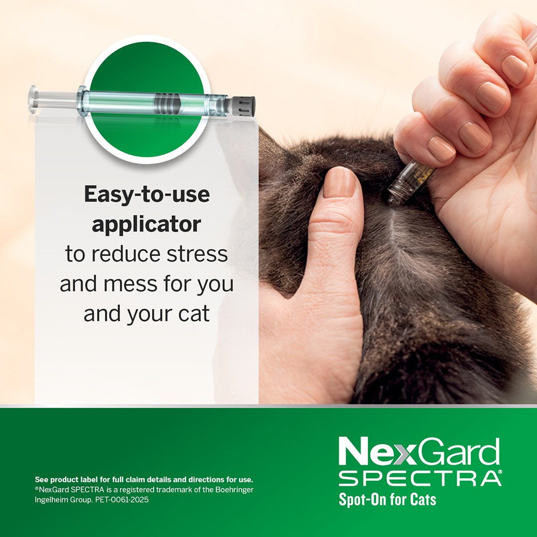 NexGard Spectra Spot-On for Cats & Kittens 0.8-2.4kg