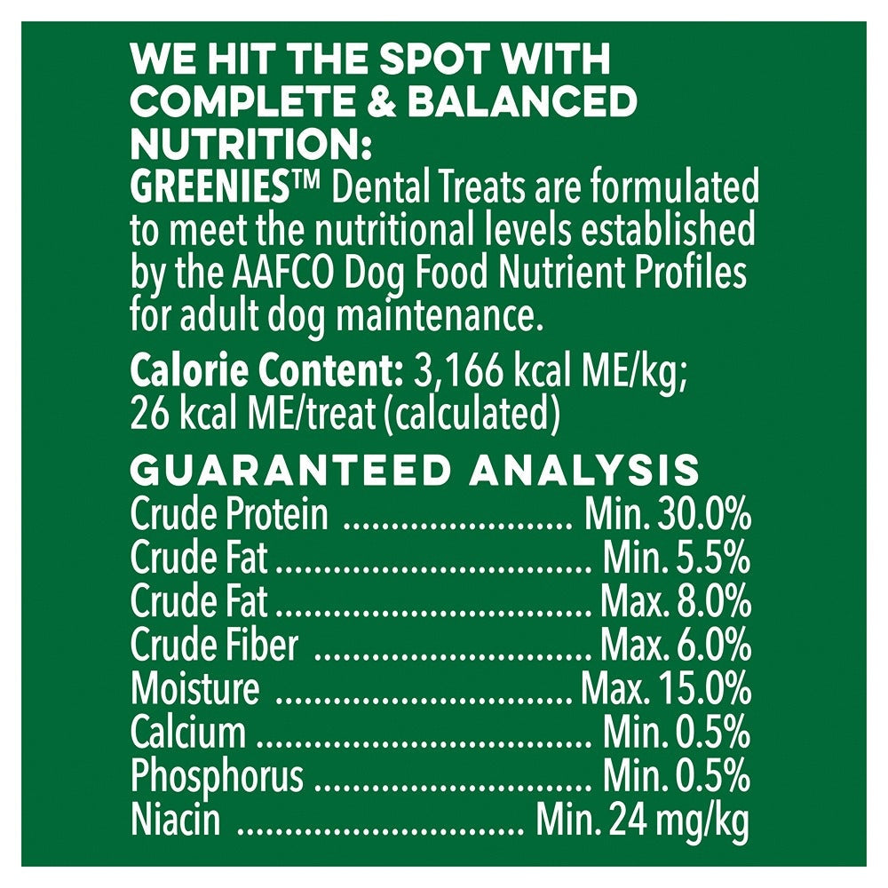 Greenies Teenie Extra Small Breed Original Dental Dog Treats