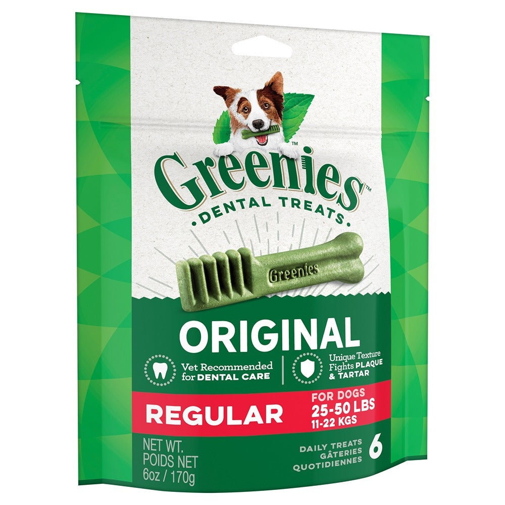 Greenies Regular Medium Breed Original Dental Dog Treats