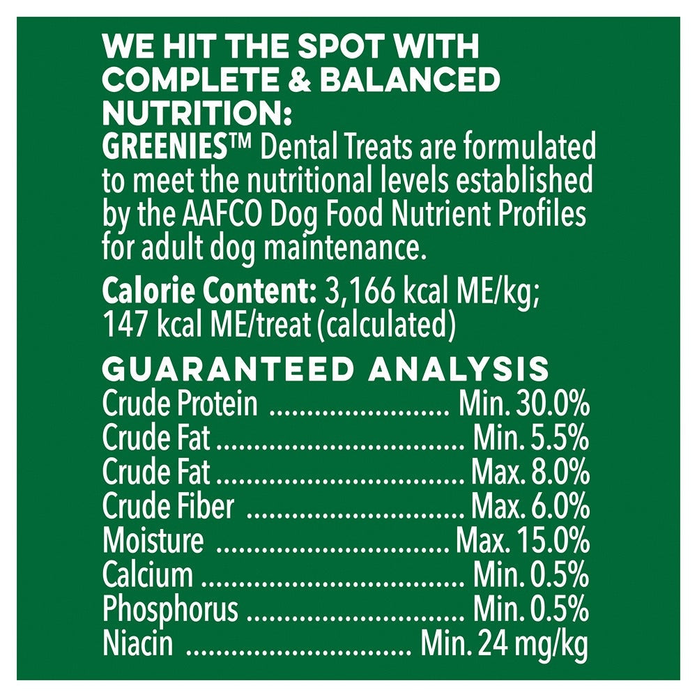 Greenies Large Breed Original Dental Dog Treats