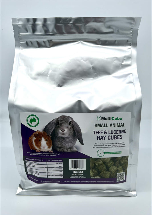 MultiCube Small Animal Teff & Lucerne Hay Cubes