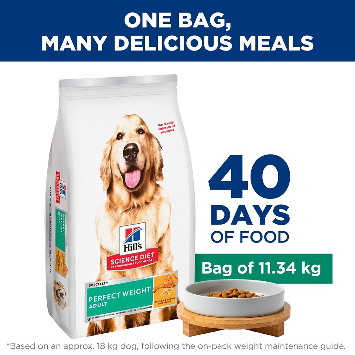 Hill's Science Diet Perfect Weight Adult Chicken Dry Dog Food