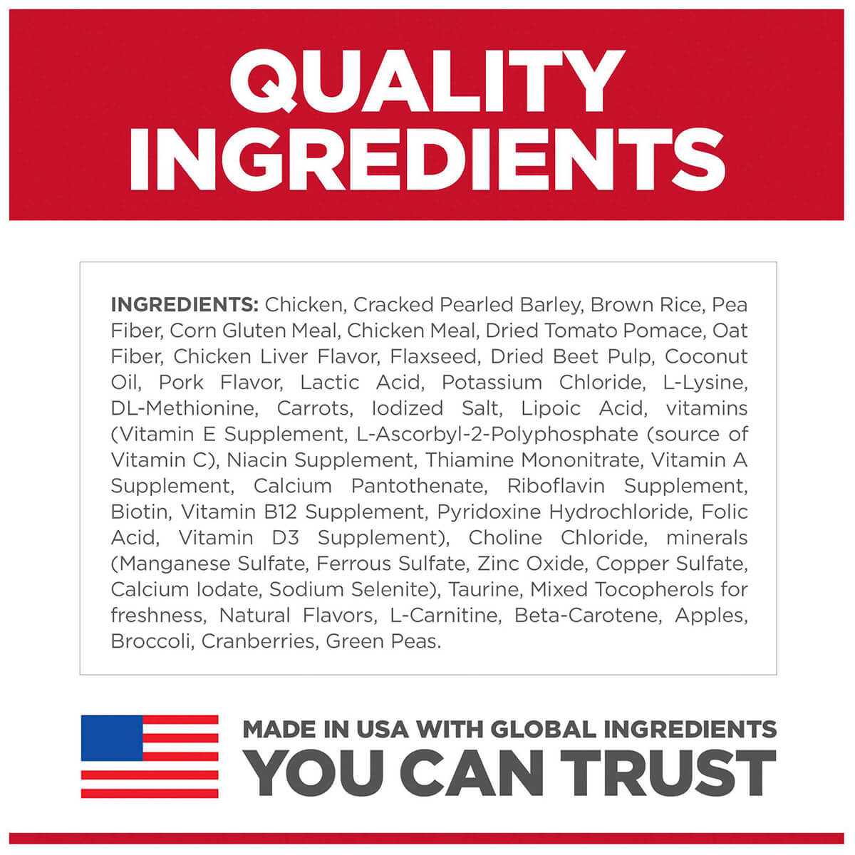 Hill's Science Diet Perfect Weight Large Breed Adult Dry Dog Food