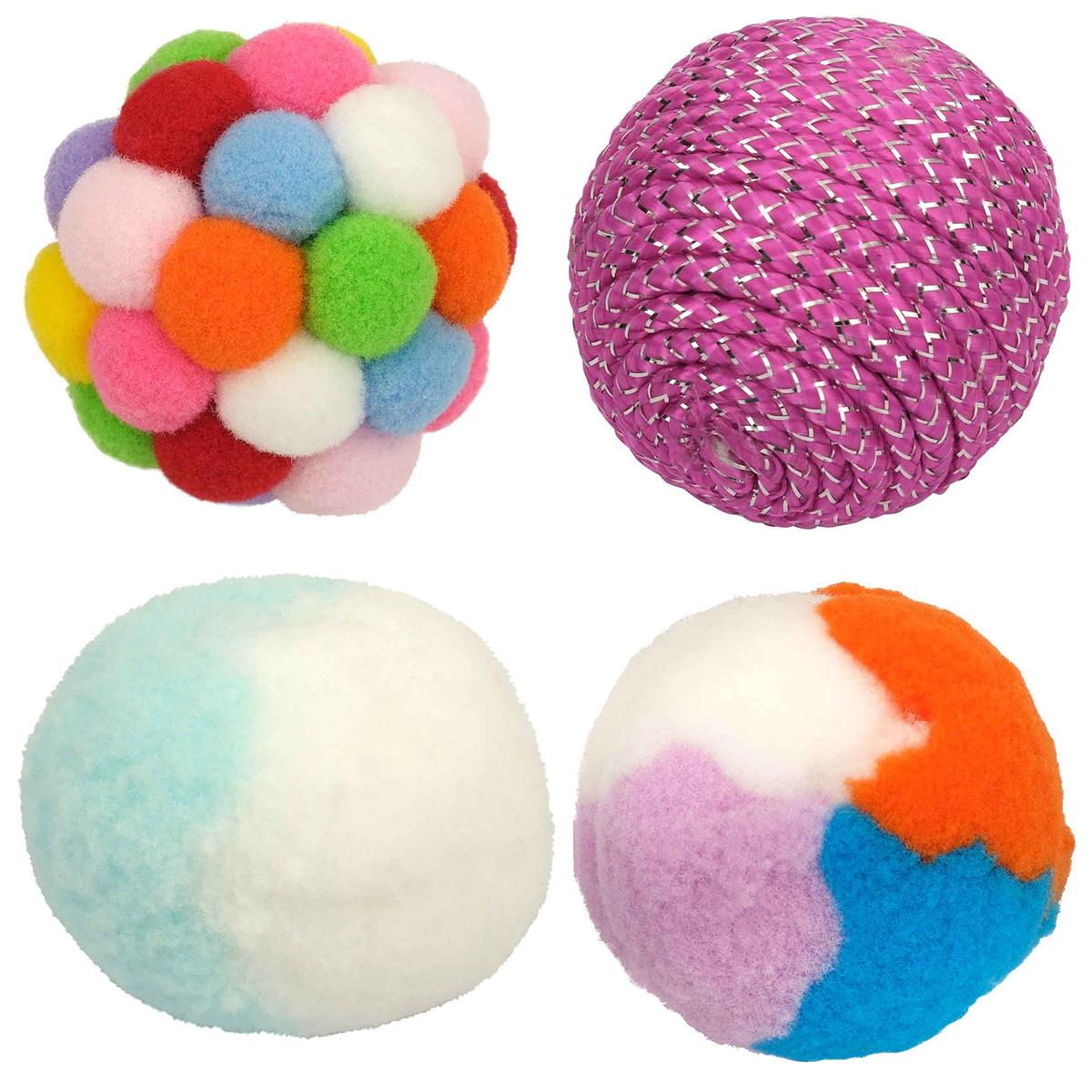 Lexi & Me Balls Cat Toy 4 Pack