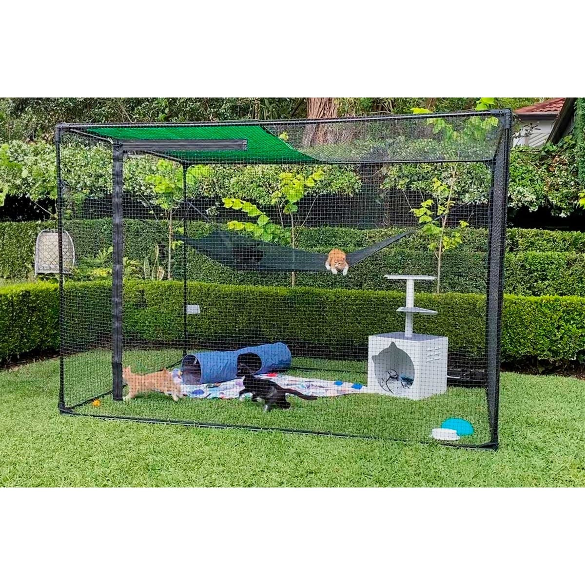 Catnets Fortress Cat Enclosure 1.7m x 1.7m x 2.5m