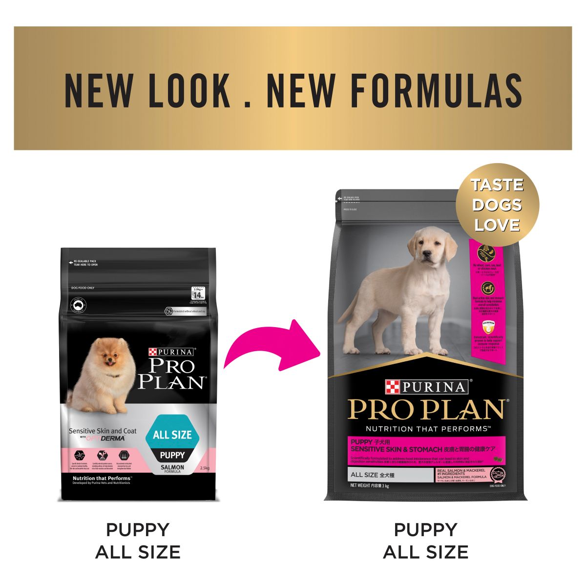 Pro Plan All Size Puppy Sensitive Skin & Stomach Formula Dry Dog Food
