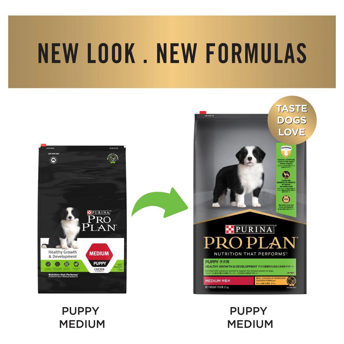 Pro Plan Medium Puppy Chicken Formula with Colostrum & Probiotic Dry Dog Food