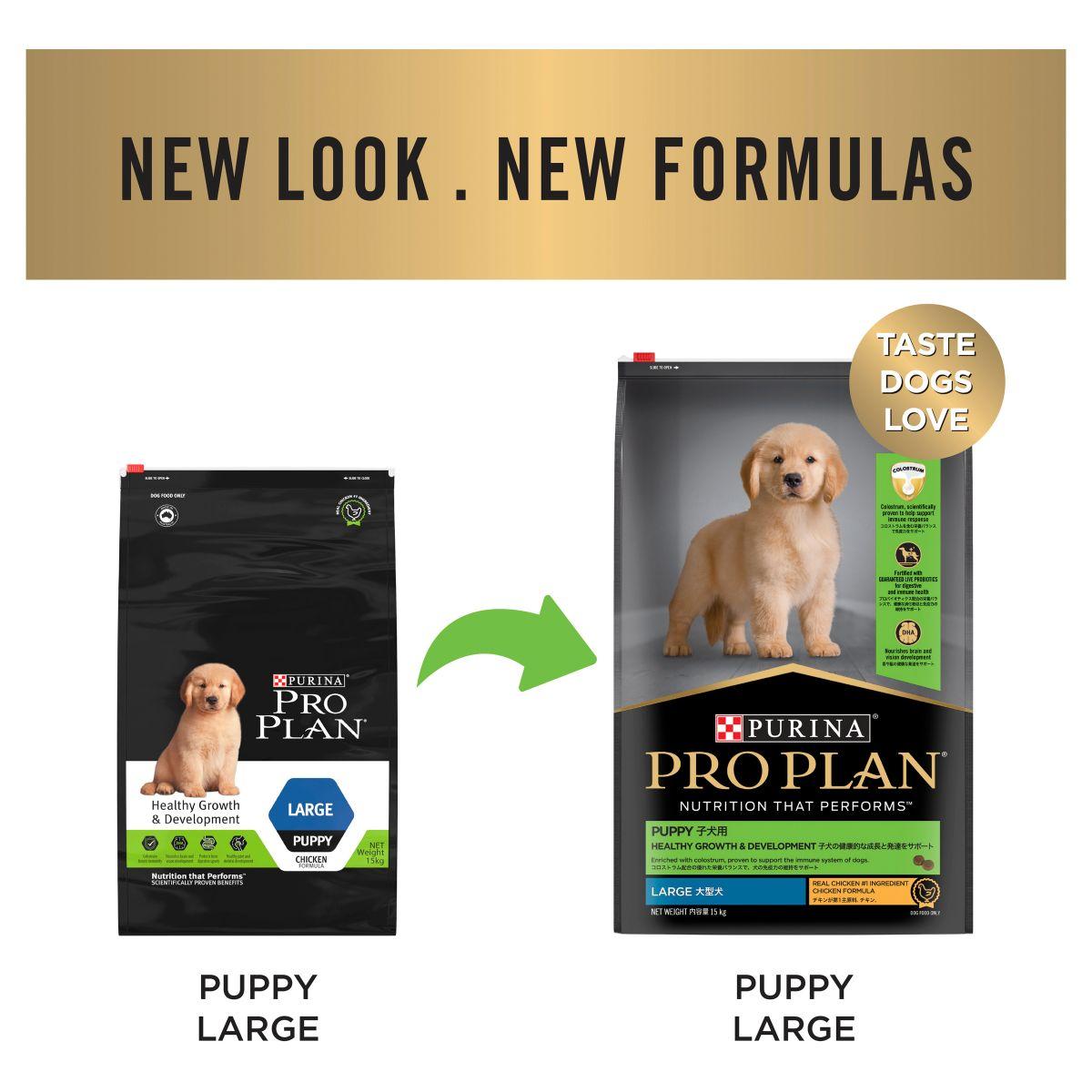 Pro Plan Large Breed Puppy Chicken Formula with Colostrum & Probiotic Dry Dog Food