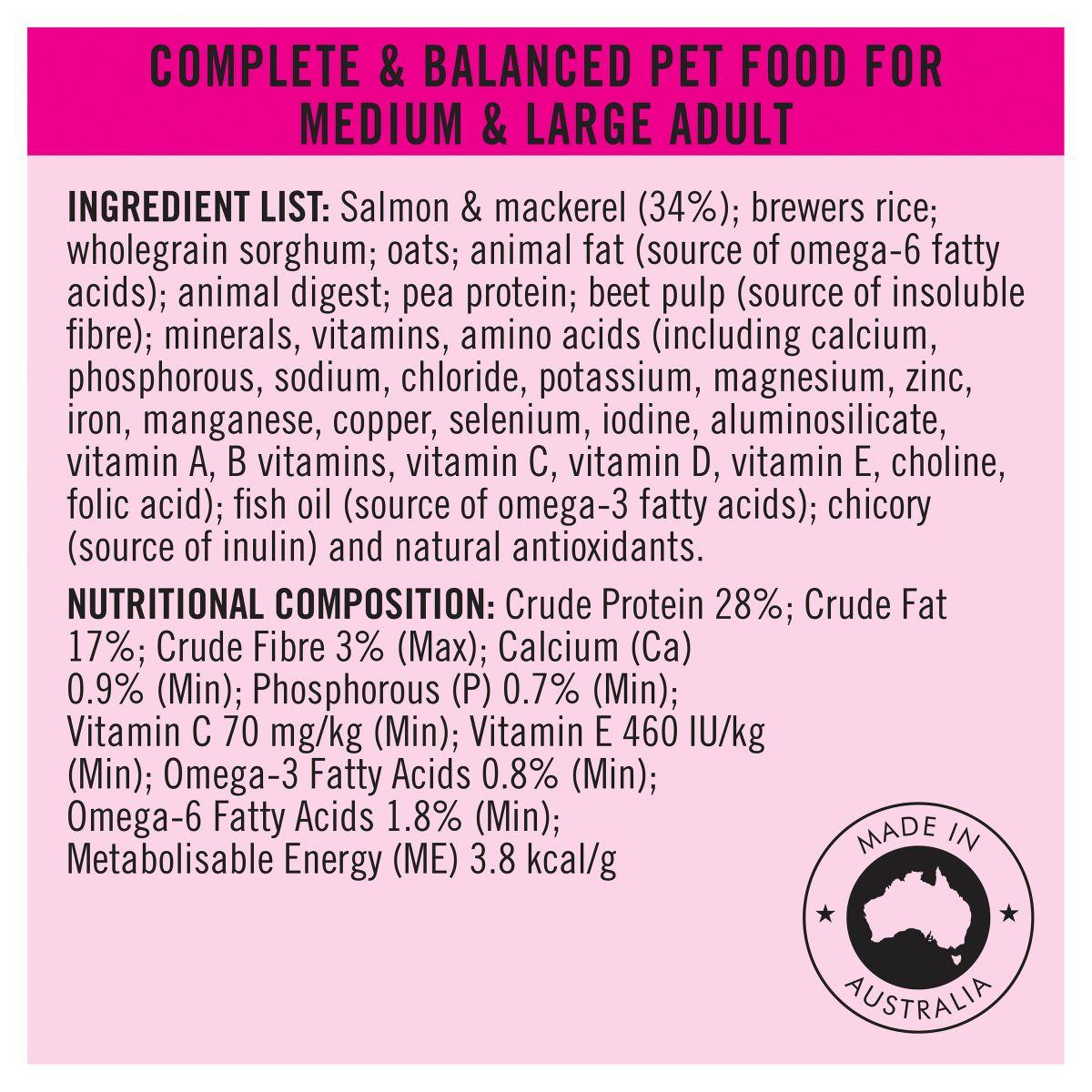 Pro Plan Sensitive Skin & Stomach Medium & Large Breed Adult Dry Dog Food