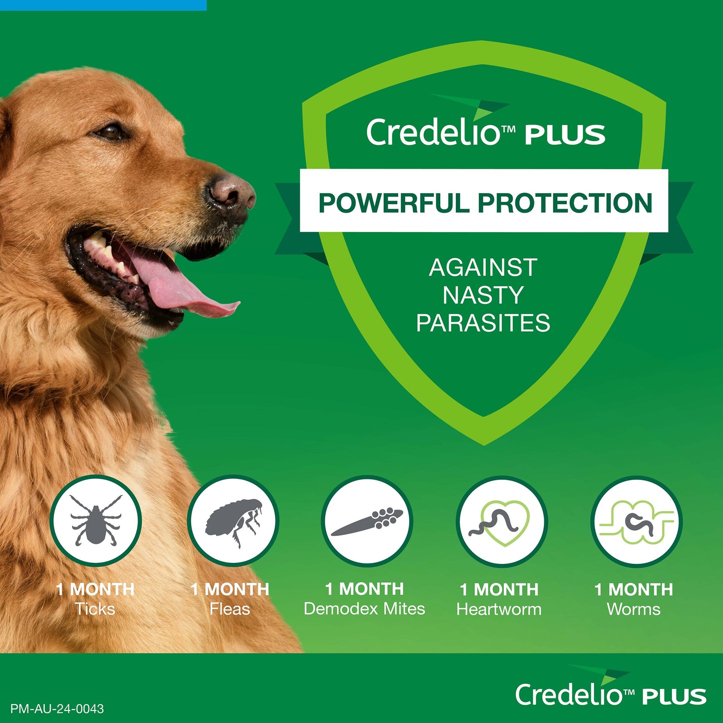 Credelio Plus Chewable Tablets For X-Large Dog 22-45kg