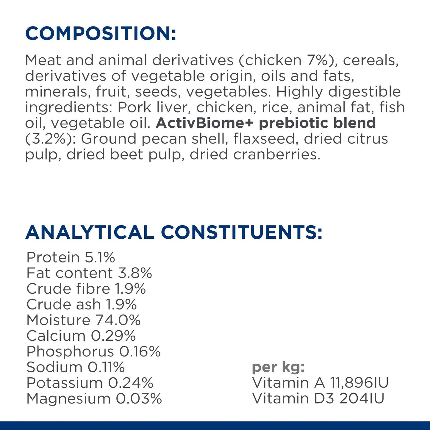 Hill's Prescription Diet Gastrointestinal Biome Digestive Fibre Care Wet Dog Food